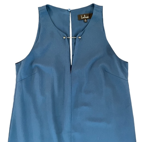 Lulus Near or Bar Blue Shift Dress, Size S - Picture 7 of 11